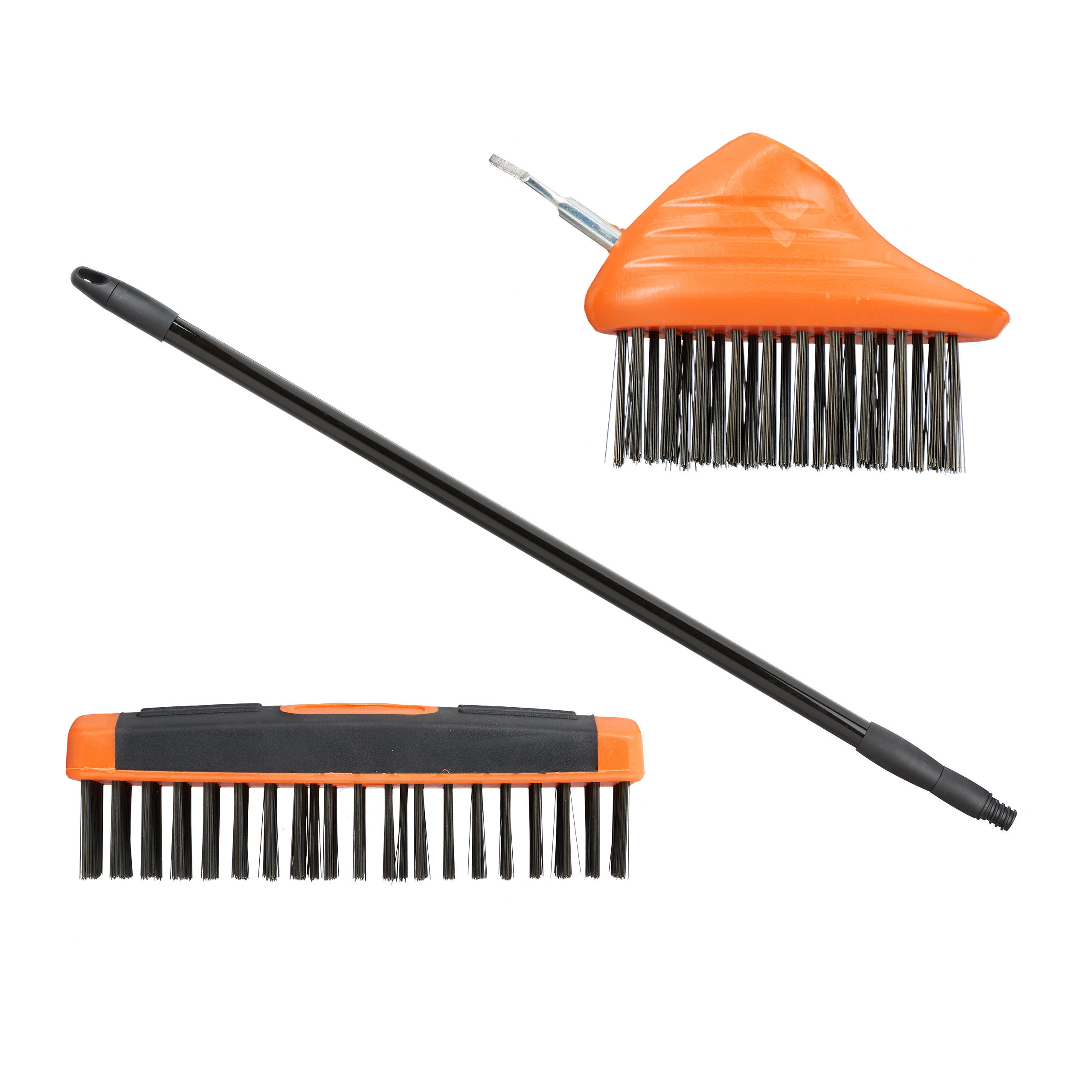FUGENBÜRSTE Set - Multicolor, Kunststoff/Metall (13.5/146/4.5cm) - Relaxdays