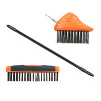 FUGENBÜRSTE Set - Multicolor, Kunststoff/Metall (13.5/146/4.5cm) - Relaxdays