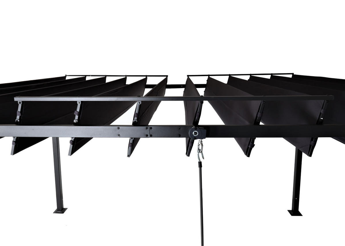 PERGOLA Anthrazit - Anthrazit, Metall (388/213/295cm) - MCW