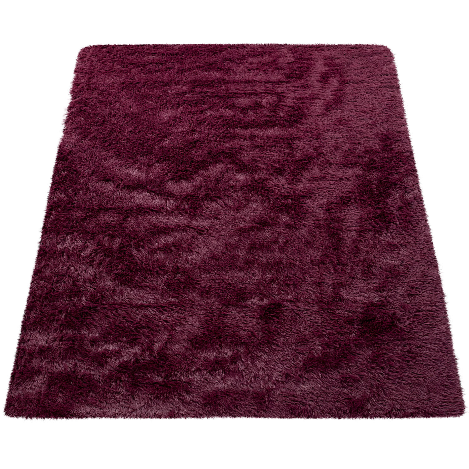 HOCHFLORTEPPICH 120/170 cm Silky 591 - Violett, Textil (120/170cm) - Paco Home