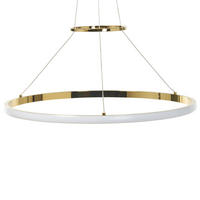 HÄNGELEUCHTE Tano 50/50/104 cm - Goldfarben, Metall (50/50/104cm) - Beliani