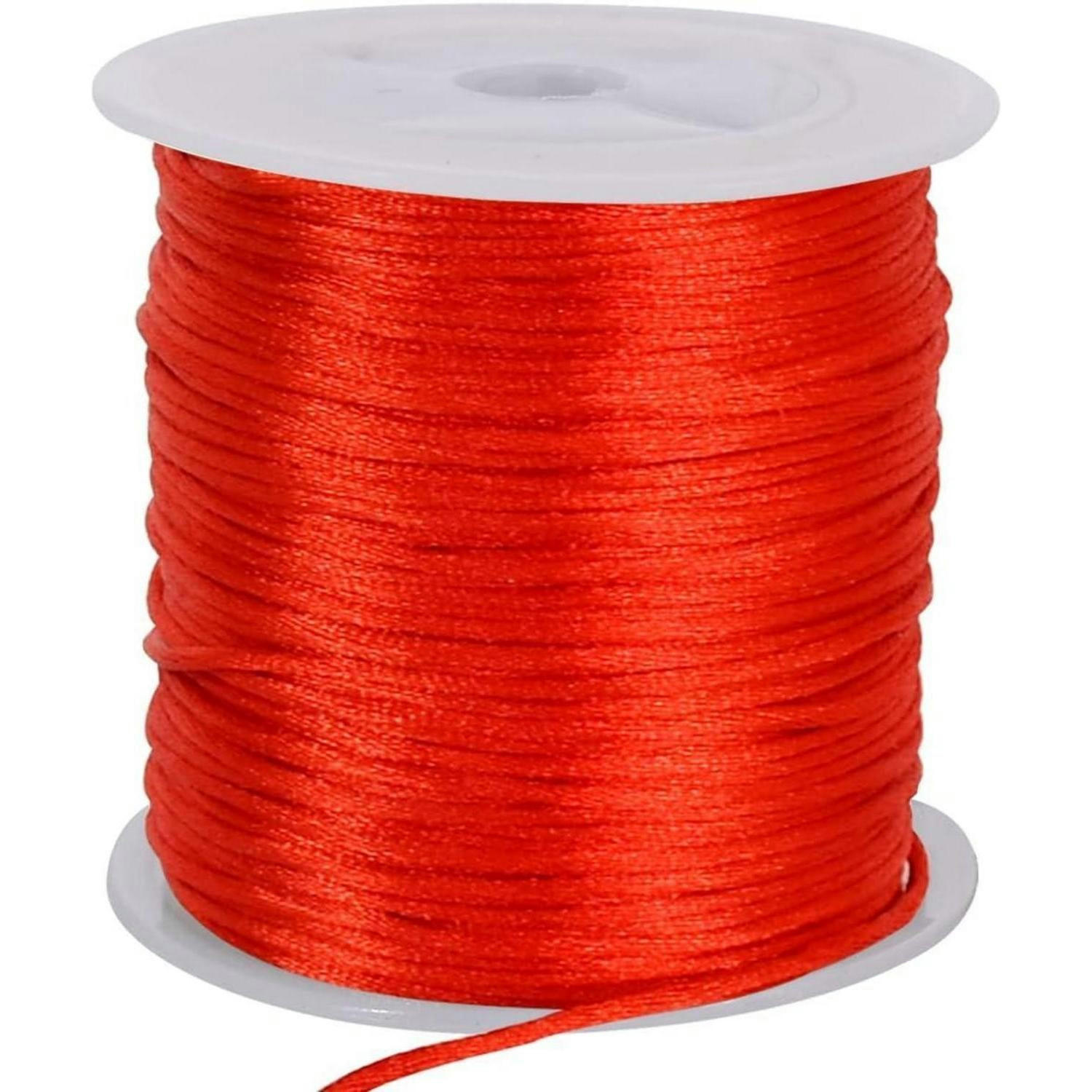 SCHNUR Rot 1,5 mm x 45,7 m - Rot, Kunststoff (0.1/0.1/5500cm)