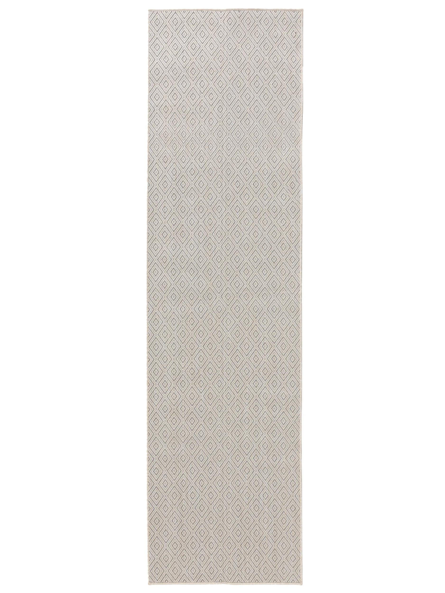 benuta Outdoorteppich Weiß 70x200 cm