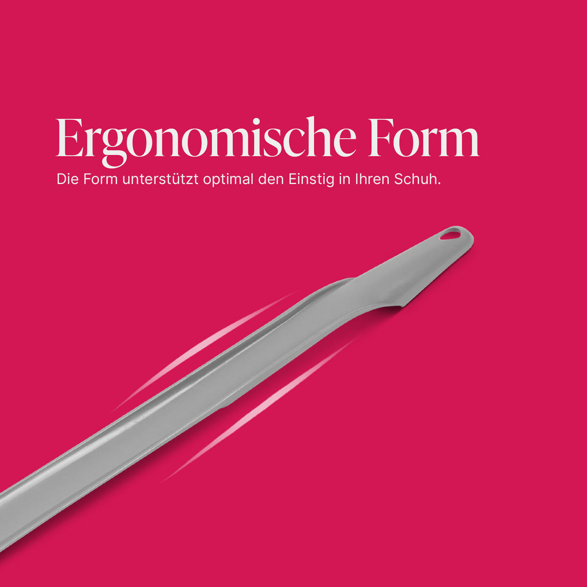 SCHUHLÖFFEL Kunststoff Grau 47 cm - Grau, Kunststoff (4/1/47cm) - ProHome