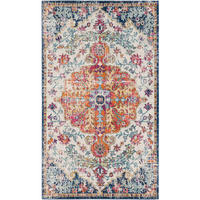 VINTAGE-TEPPICH 95/150 cm Mehrfarbig - Orange, Textil (95/150cm)