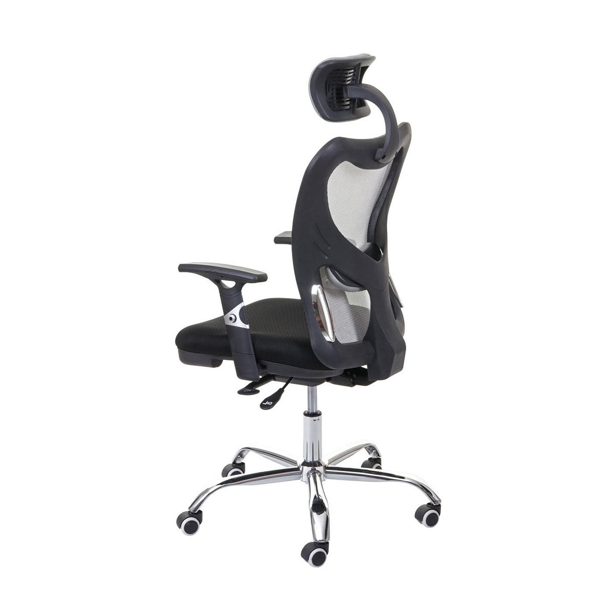 BÜROSTUHL Schwarz, Grau - Schwarz/Grau, Textil (71/130/84cm) - MCW