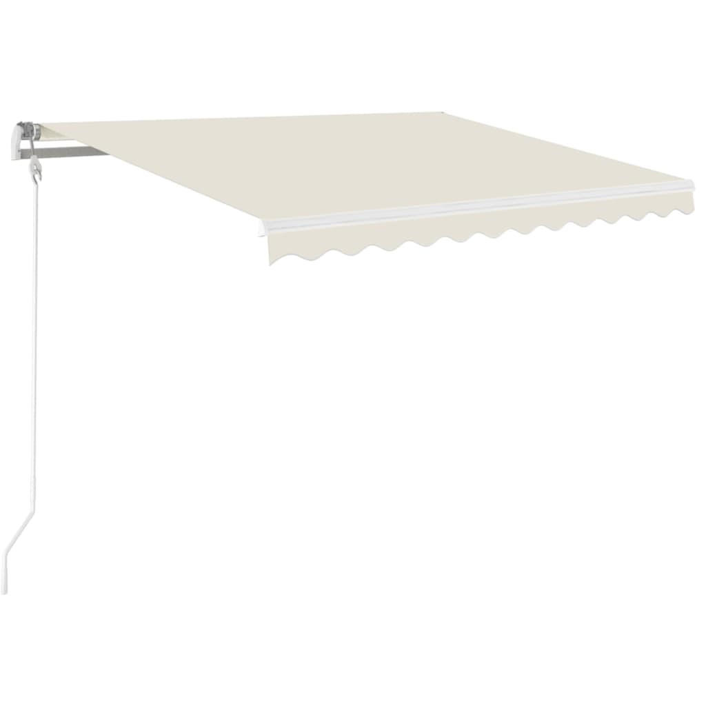 MARKISE Automatisch Einziehbar 350x250 cm Creme - Creme, Metall (350/1/350cm) - furnicato