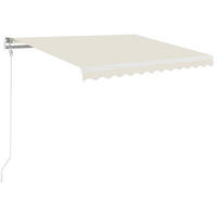 MARKISE Automatisch Einziehbar 350x250 cm Creme - Creme, Metall (350/1/350cm) - furnicato