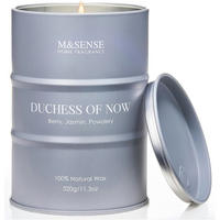 DUFTKERZE Duchess of Now Bergamotte Jasmin 320g - Grau, Paraffin (10.5cm)