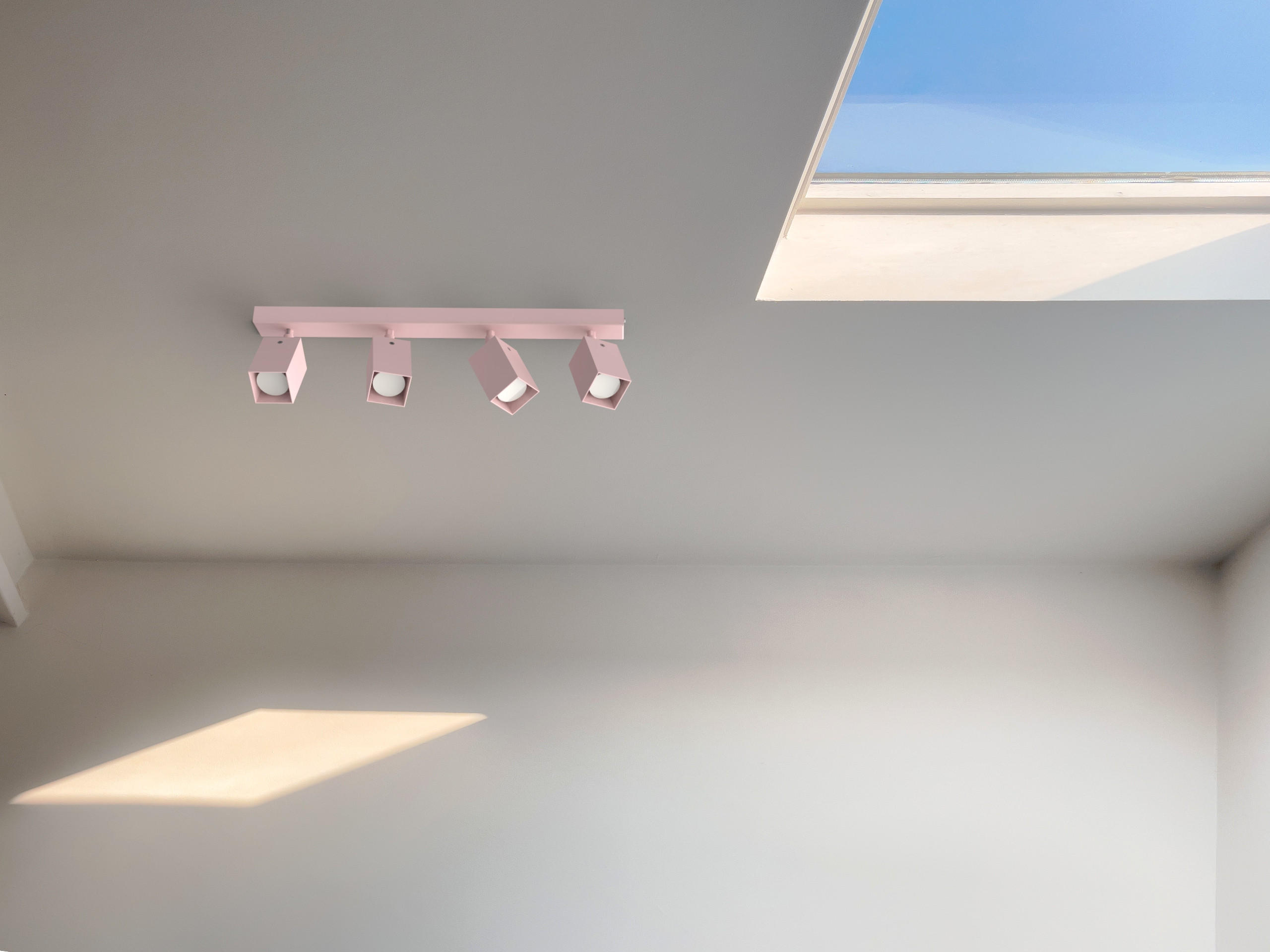 DECKENLEUCHTE - Pink, Metall (6/60/18cm) - Lumicom