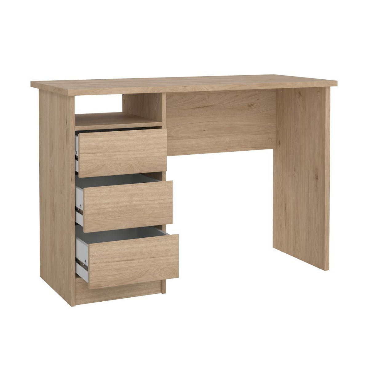 SCHREIBTISCH, FunctionPlus, Nussbaum, Holzwerkstoff, 110 x 49 x 76 cm - Nussbaumfarben, Holzwerkstoff (49/110/76cm) - ebuy24