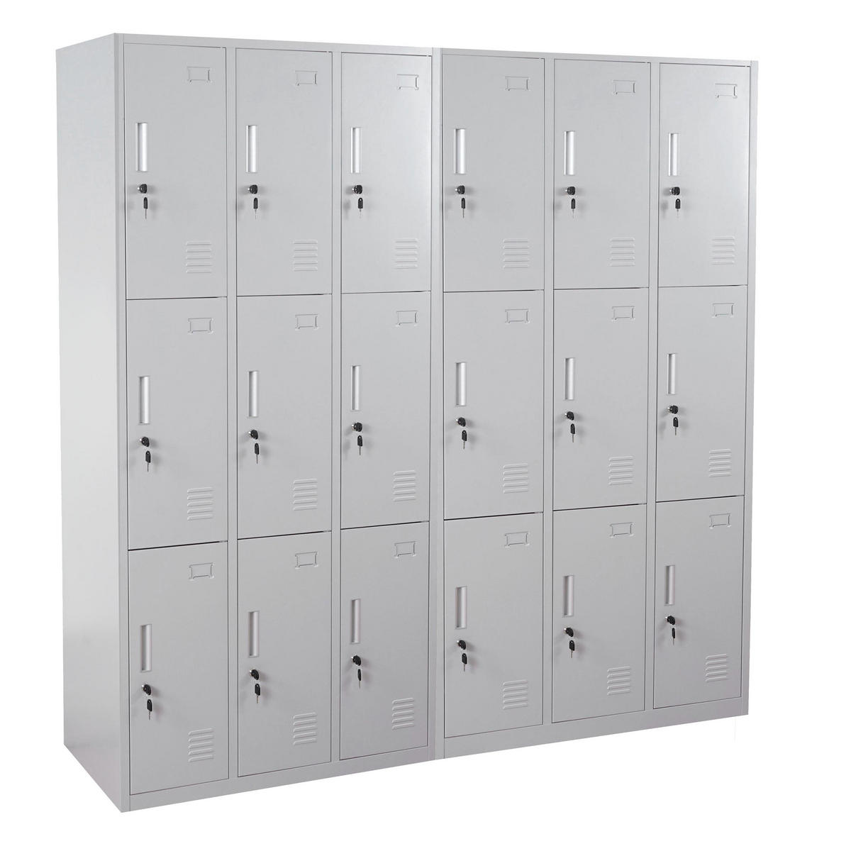 SCHLIESSFACH Grau - Grau, Metall (180/180/50cm) - MCW