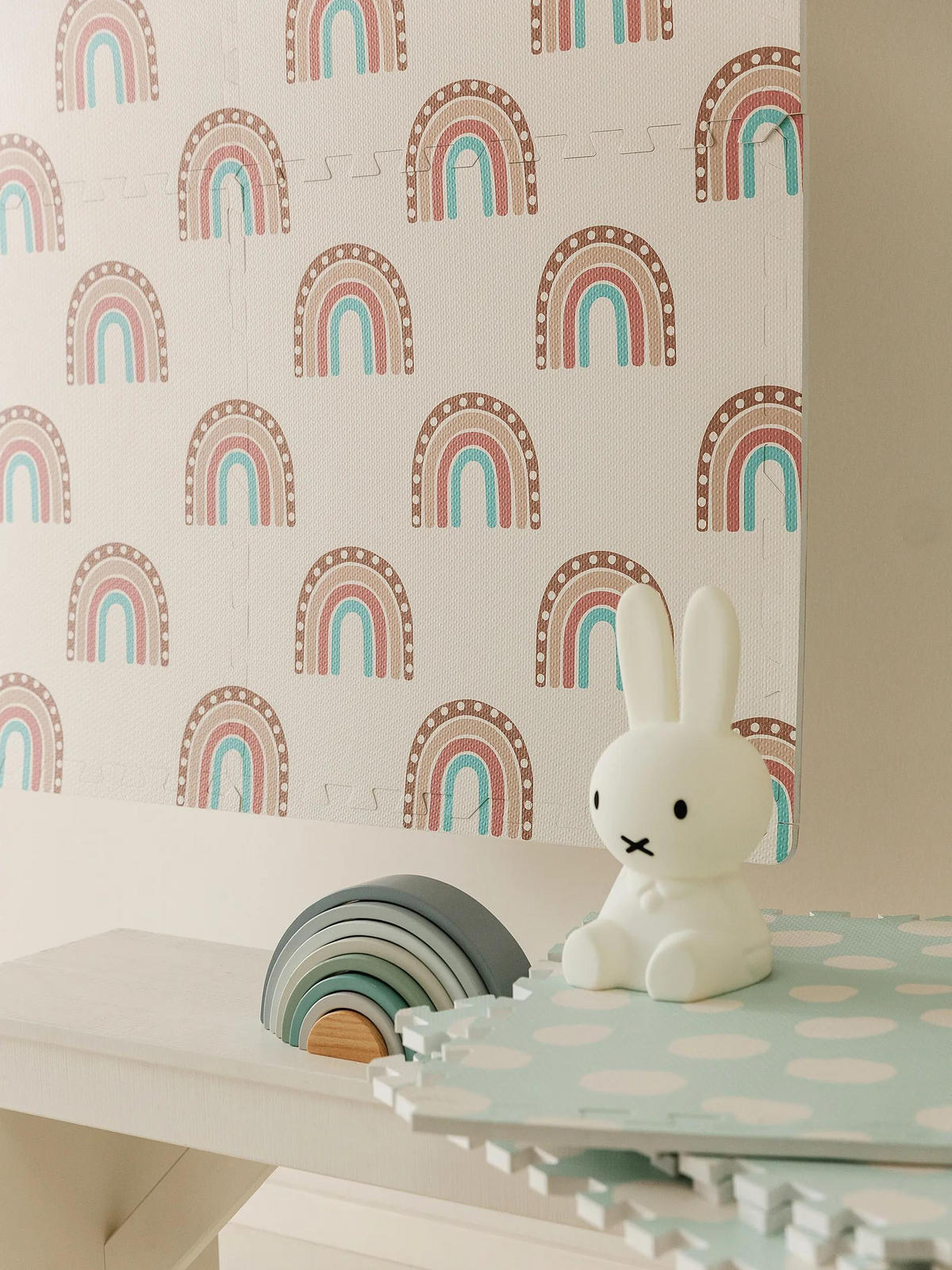 SPIELMATTE Rainbow Multicolor 120x180 cm - Multicolor, Textil (120/180cm) - Lytte