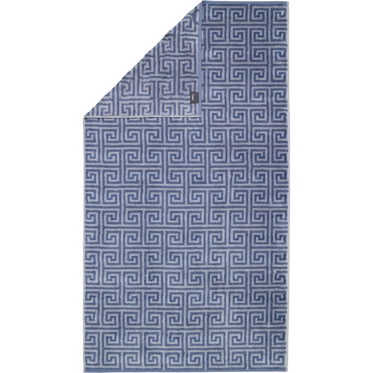 DUSCHTUCH NOBLESSE ELEGANCE ALLOVER 1088 NACHTBLAU - 11 - Blau, Textil (80/150cm) - Cawoe