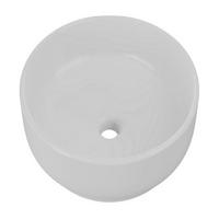 AUFSATZWASCHBECKEN 40 cm - RIVER 1 BM287 in Weiß / Matt - Weiß, Keramik (40/12/40cm)