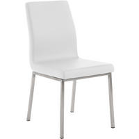 ESSZIMMERSTUHL Colmar 88x40x50 cm weiß - Weiß, Leder (40/88/50cm) - furnicato