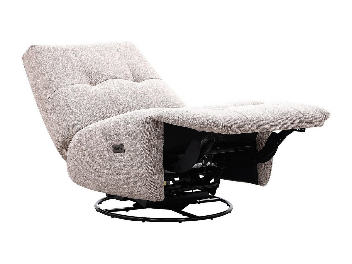 RELAXSESSEL - 1 Person - stoff - beige Cosado - Beige, Textil (81/97/99cm) - Vente-Unique