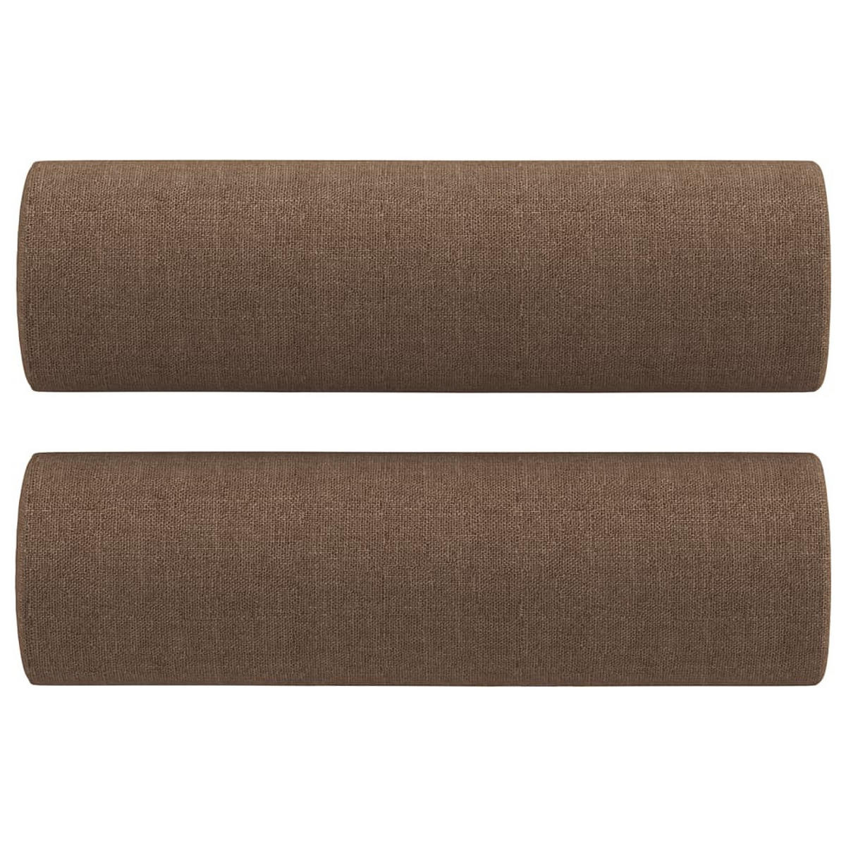 SOFAGARNITUR 4-TLG. Mit Kissen Braun Stoff - Braun, Textil (50/41/60cm) - vidaXL