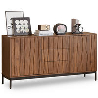 SIDEBOARD 150x40x80 cm, 3 Schubladen, Eiche Dunkel - Kastanienfarben, Holz (150/80/40cm)