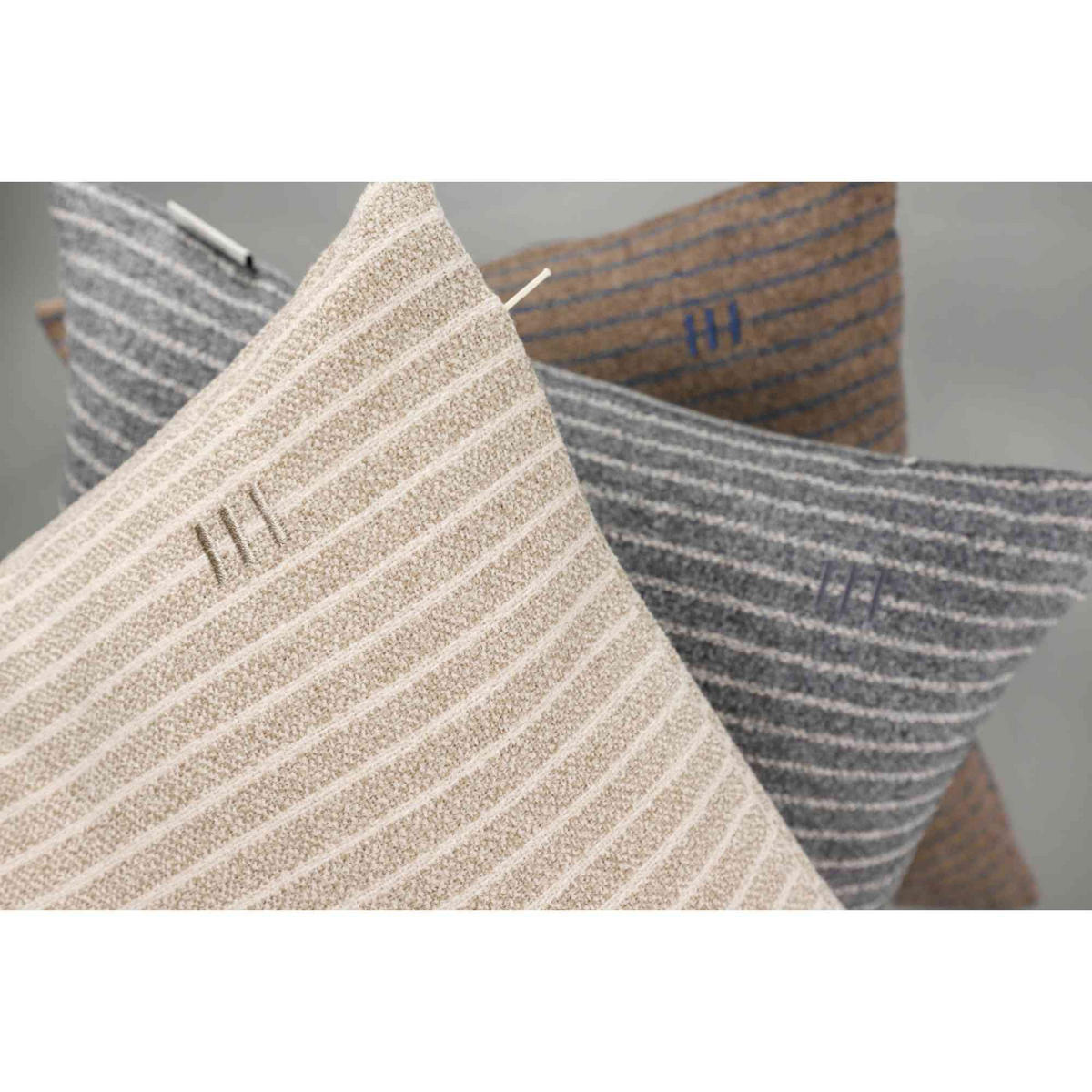 ZIERKISSENHÜLLE DEKOKISSENHÜLLE FUN STRIPE 2er Set - Beige, Textil (38/38cm) - Esprit