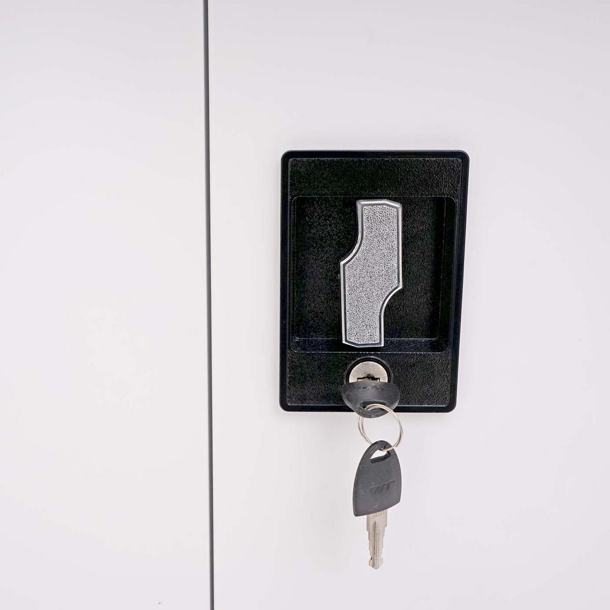 AKTENSCHRANK 185x90x40cm 2 Türen abschließbar Metall Weiß - Weiß, Metall (90/185/40cm) - PROREGAL