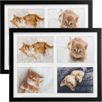 BILDERRAHMEN Galeria 10x15cm Schwarz (2tlg) - Schwarz, Holzwerkstoff (30/2/37cm) - BoMoe