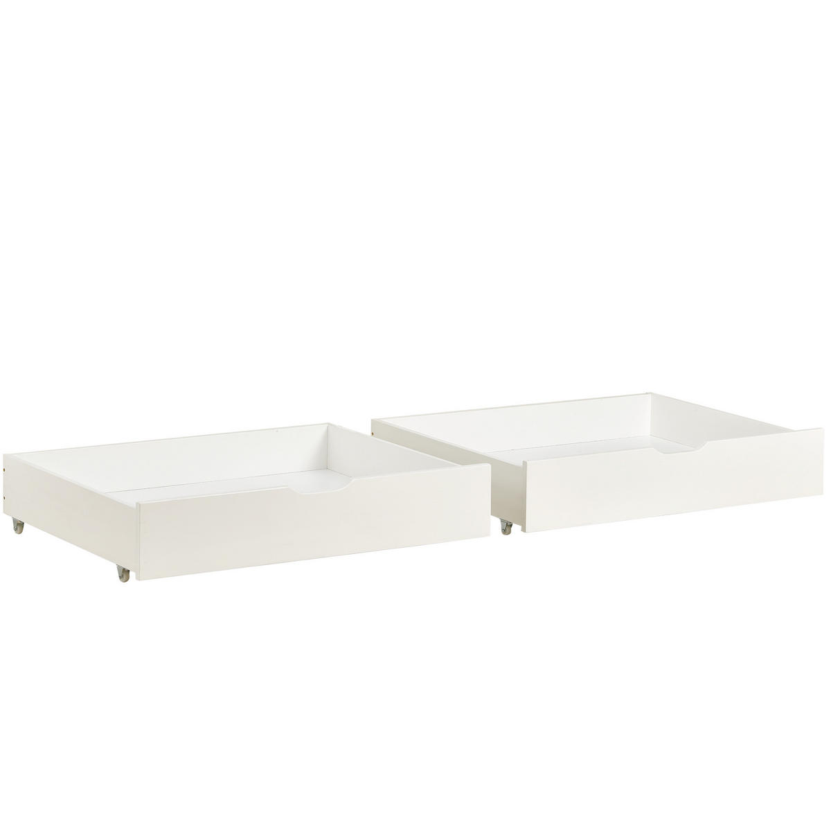 HAUSBETT 200/90 cm Weiß - Weiß, Holz - Raumix