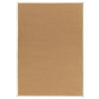 TEPPICH modern Wohn-/Schlafzimmer Naturfaser DORO Weiß 45x75 cm - Weiß, Naturmaterialien (45/75cm) - Novatrend