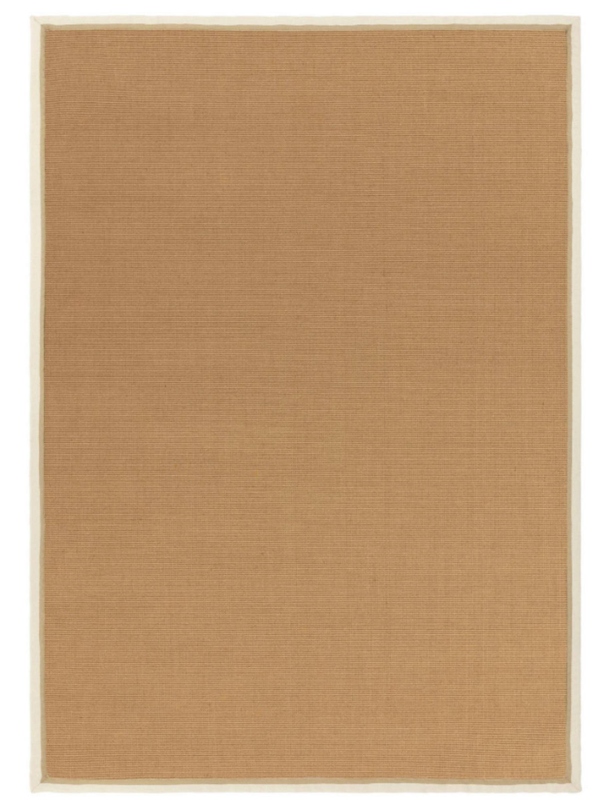 TEPPICH modern Wohn-/Schlafzimmer Naturfaser DORO Weiß 45x75 cm - Weiß, Naturmaterialien (45/75cm) - Novatrend