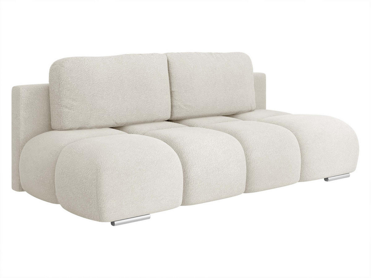SCHLAFSOFA Honey Mini - Creme/Schwarz, Holz/Kunststoff (195/89/90cm) - MIRJAN24