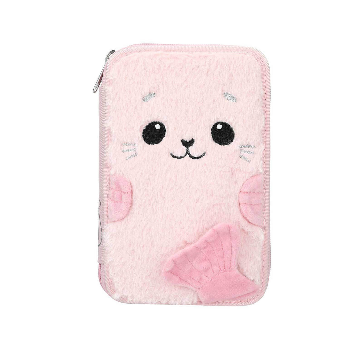 2-FACH FEDERTASCHE ROBBY Princess Mimi rosa 19 x 12 x 5 cm - Rosa, Kunststoff (12/5.5/19cm) - Depesche Germany