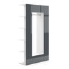 GARDEROBE Mats Anthrazit 36.6 x 191 cm - Anthrazit, Holzwerkstoff (36.6/191/106cm) - Vicco