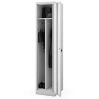 UMKLEIDESCHRANK Spind KACPER 1 Abteil 180x40x50cm Grau - Grau, Metall (40/180/50cm) - Jan Nowak