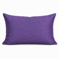 KISSENBEZUG Canada 40/60 cm meliert Lila - Lila, Textil (40/60cm) - TiborTex