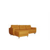 ECKSOFA Marlies In Opera Velvet - Gelb, Holzwerkstoff/Textil (233/140cm) - Fun Möbel