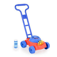 GARTENSPIELZEUG Spielzeug-Rasenmäher Bubble blau Seifenblasenfunktion, Kunststoff, Pusteringe, Garten, ab 3 Jahren - Blau, Kunststoff (25/25/60cm) - Moni