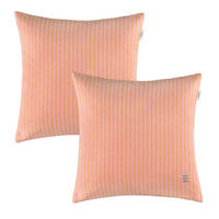 ZIERKISSENHÜLLE DEKOKISSENHÜLLE FUN STRIPE 2er Set - Rosa, Textil (38/38cm) - Esprit