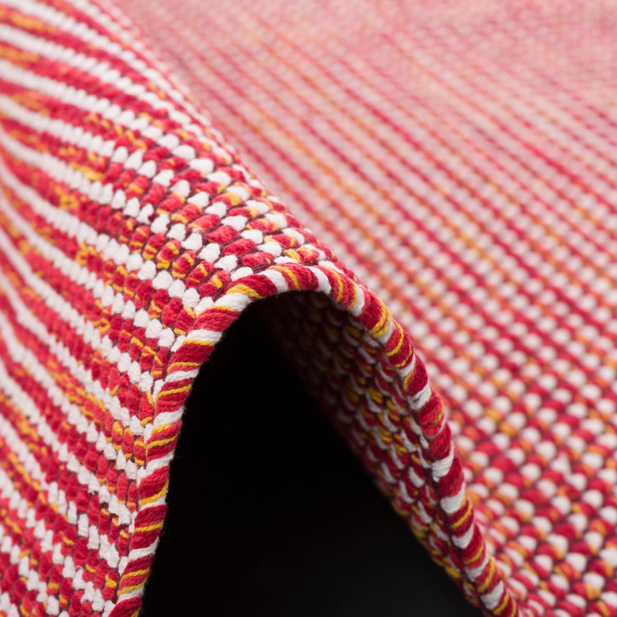 BAUMWOLLE NATUR KELIM TEPPICH SANDY MODERN - Dunkelorange, Textil (200/290cm) - Pergamon