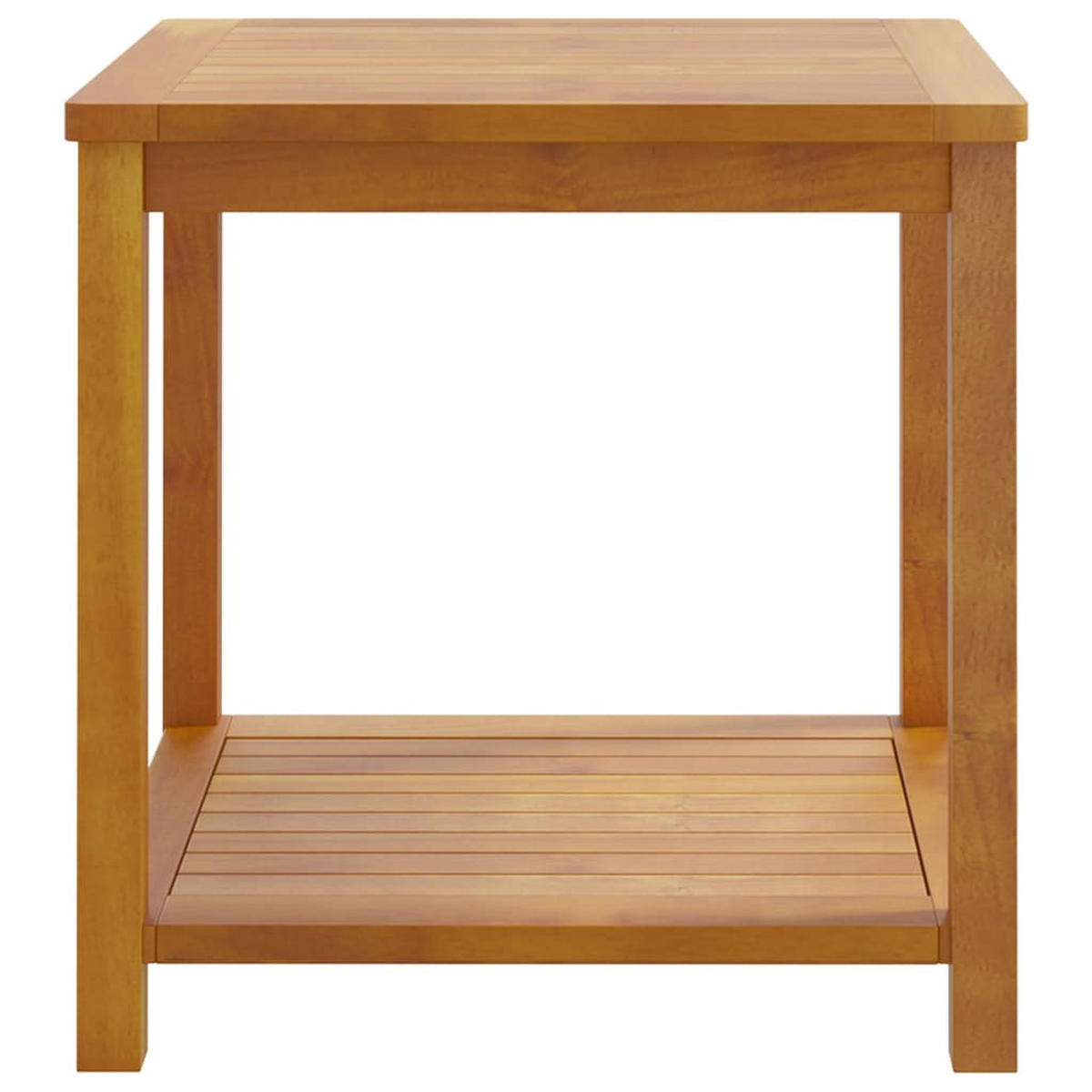 BEISTELLTISCH Holz EMMI Massivholz 45x45x45 cm Couchtisch - Braun, Holz (45/45/45cm) - DELUKE