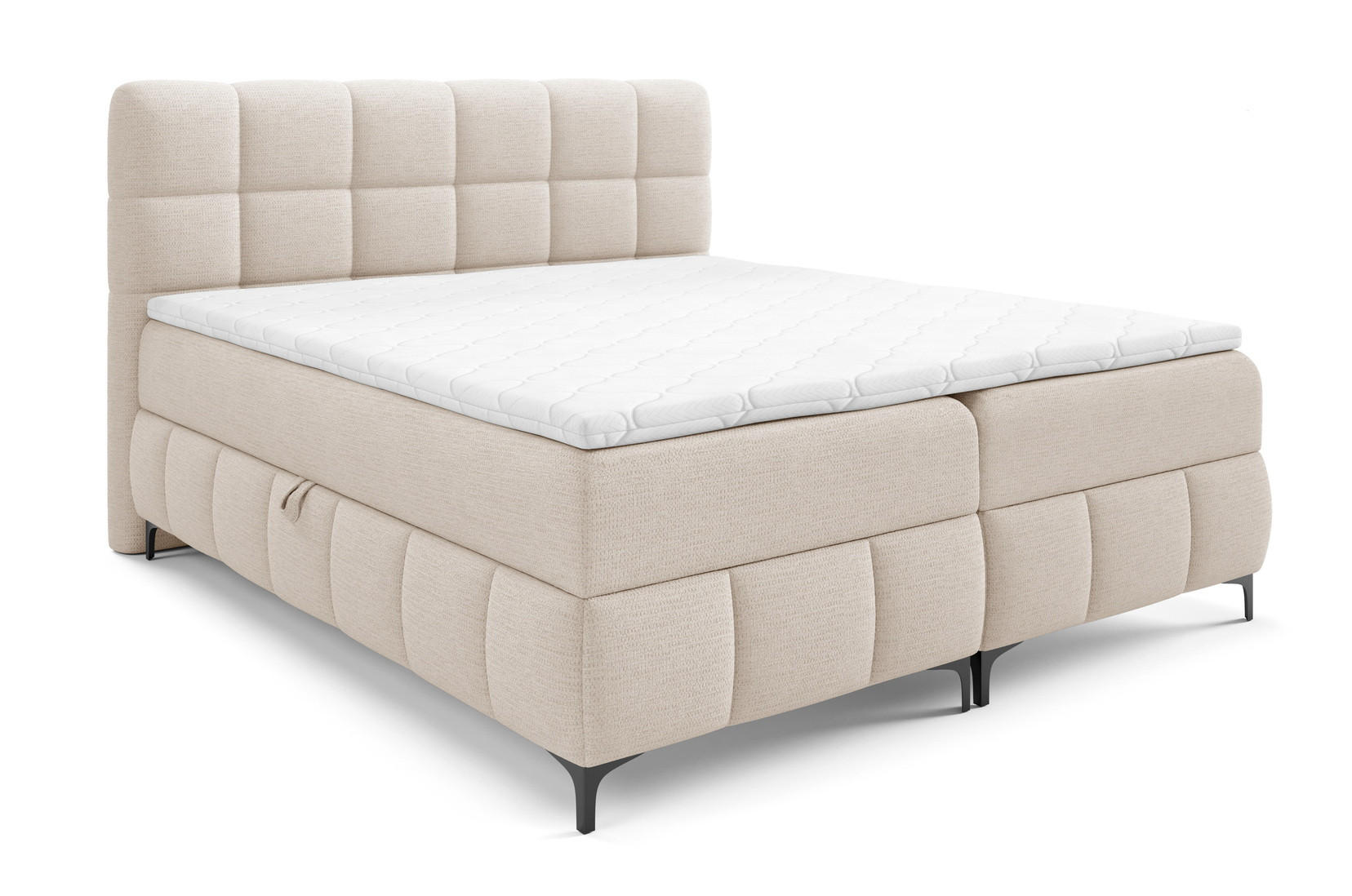 Emporius Boxspringbett Beige 180x200 cm