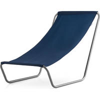 STRANDSESSEL bis 100 kg - Blau, Textil/Metall (51/60/97cm) - Outtec