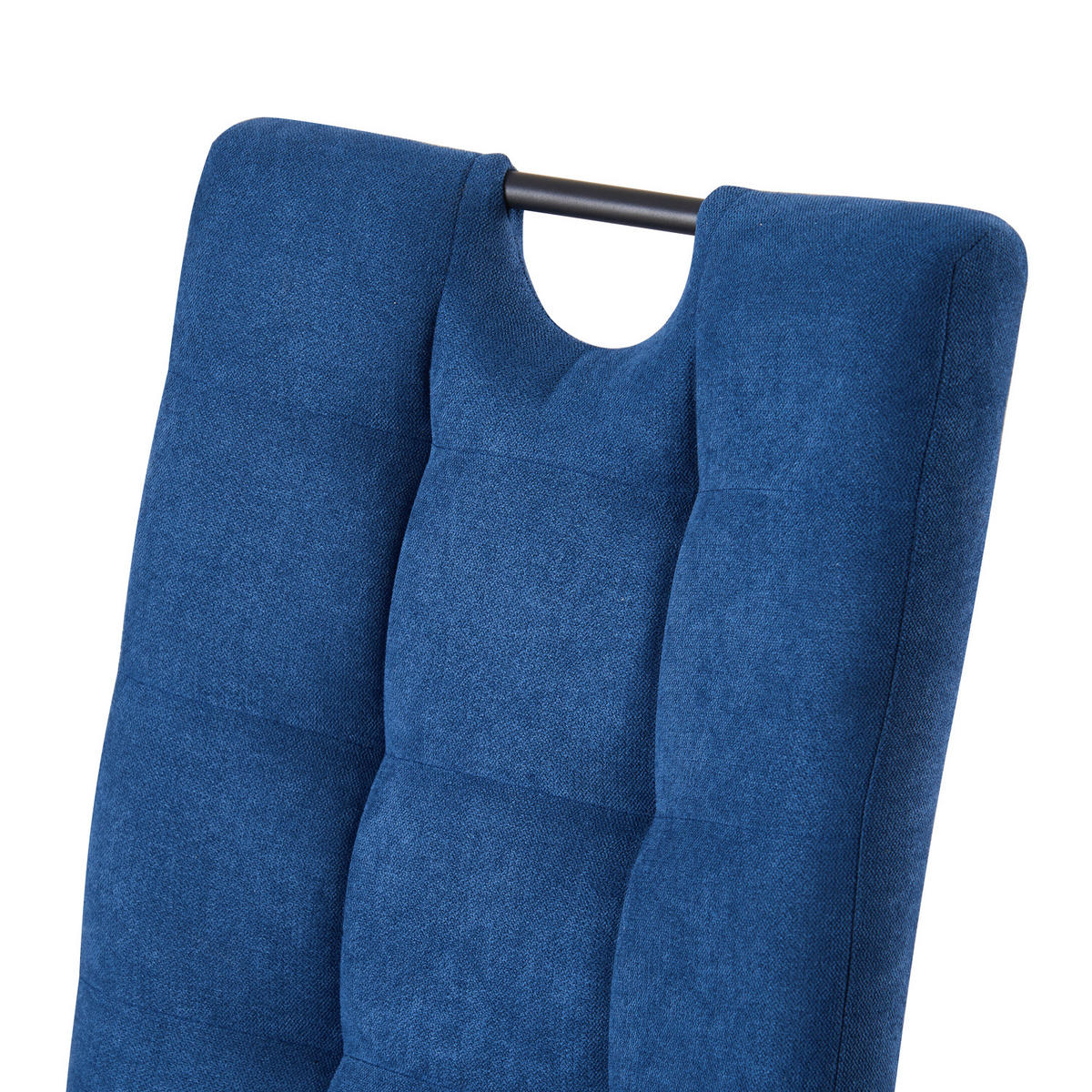 SCHWINGSTUHL SOFIA Blau 2 Stück - Blau, Textil/Metall (48/97/60cm) - B&D Home