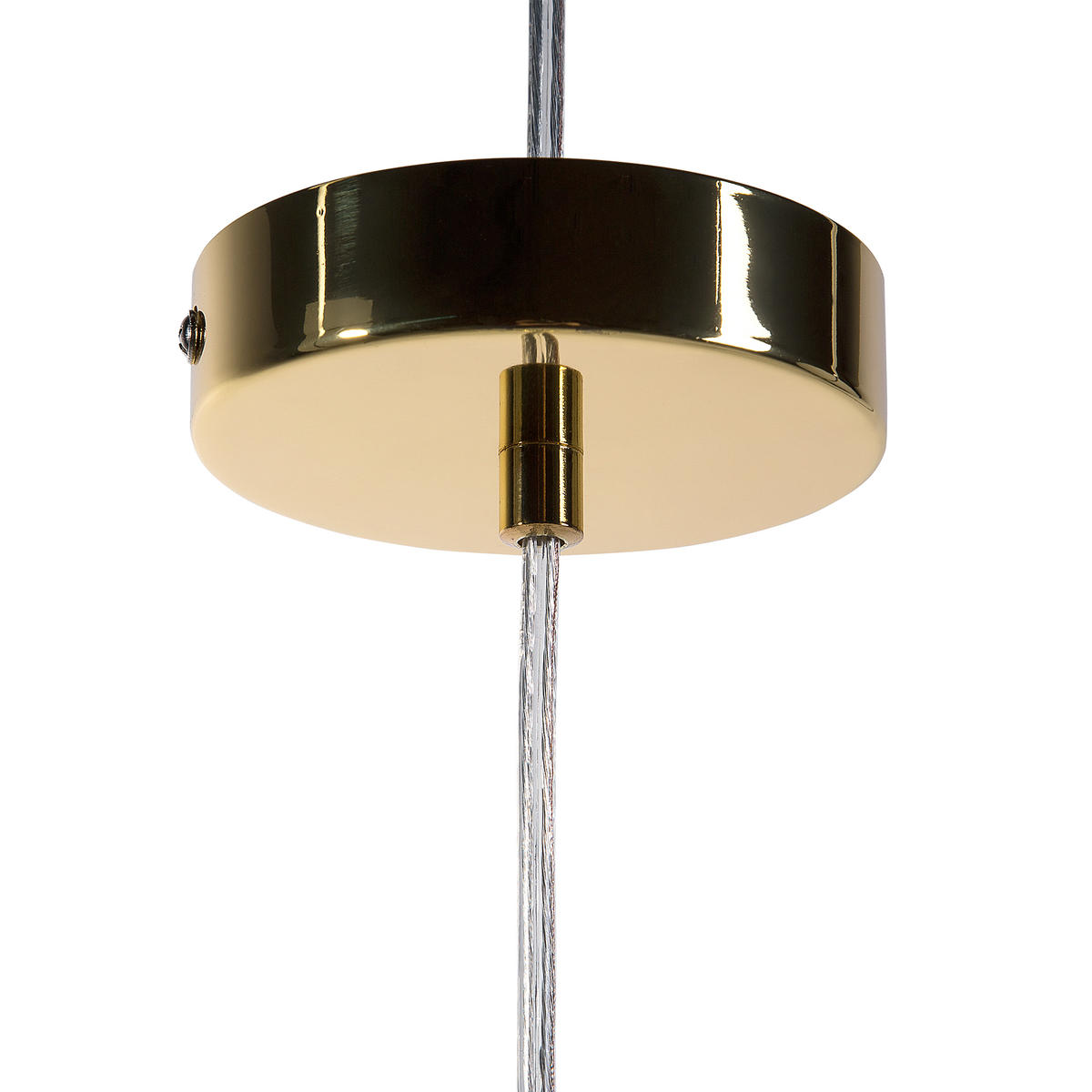 HÄNGELEUCHTE Tordino 38/38/115 cm - Goldfarben, Metall (38/38/115cm) - Beliani