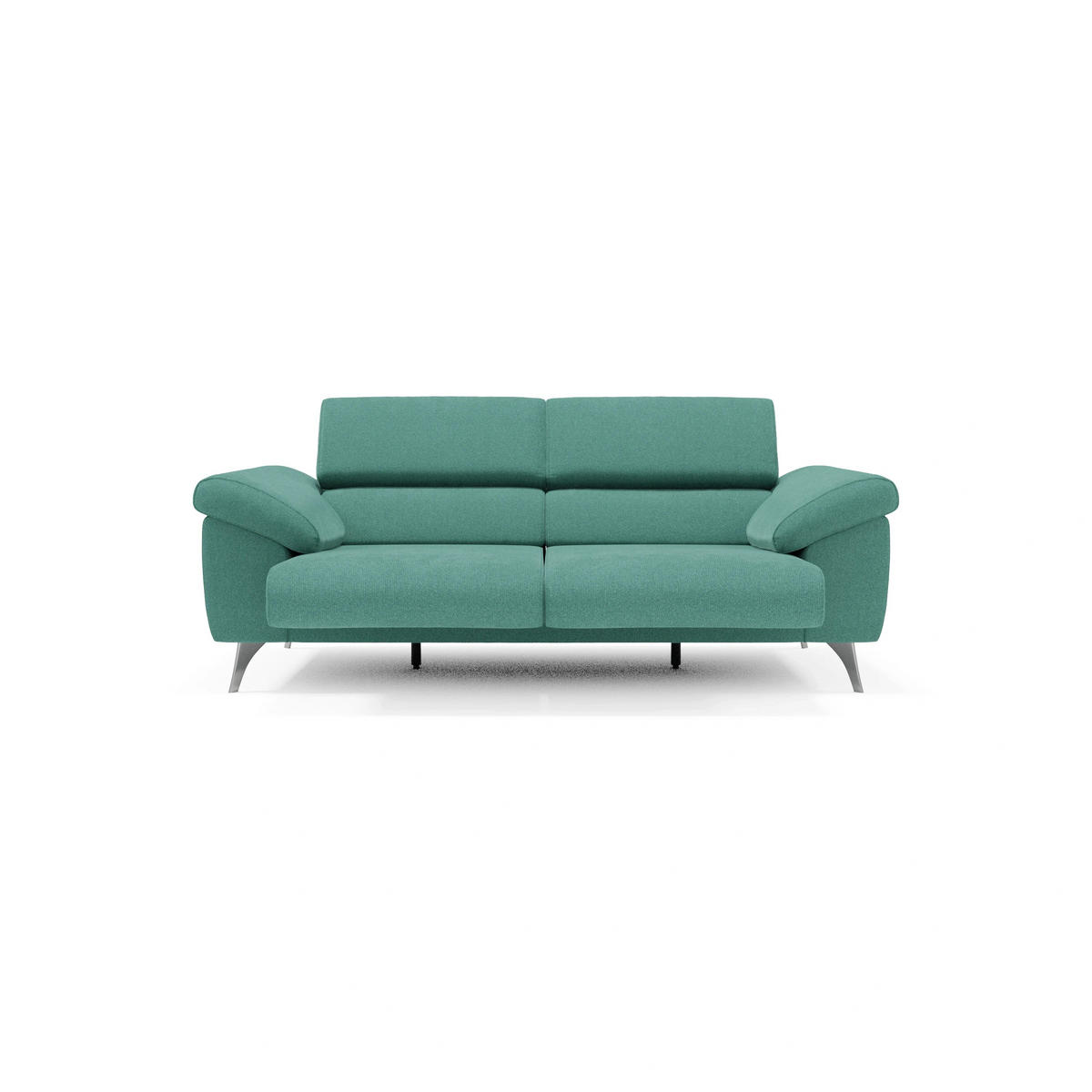 LINEARSOFA Donatello - Smaragdgrün, Metall (183/76/102cm) - Divani.store