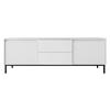 TV-ELEMENT Ozmi 2K2SZ - Schwarz/Weiß, Holzwerkstoff/Metall (174/60/40cm) - MIRJAN24