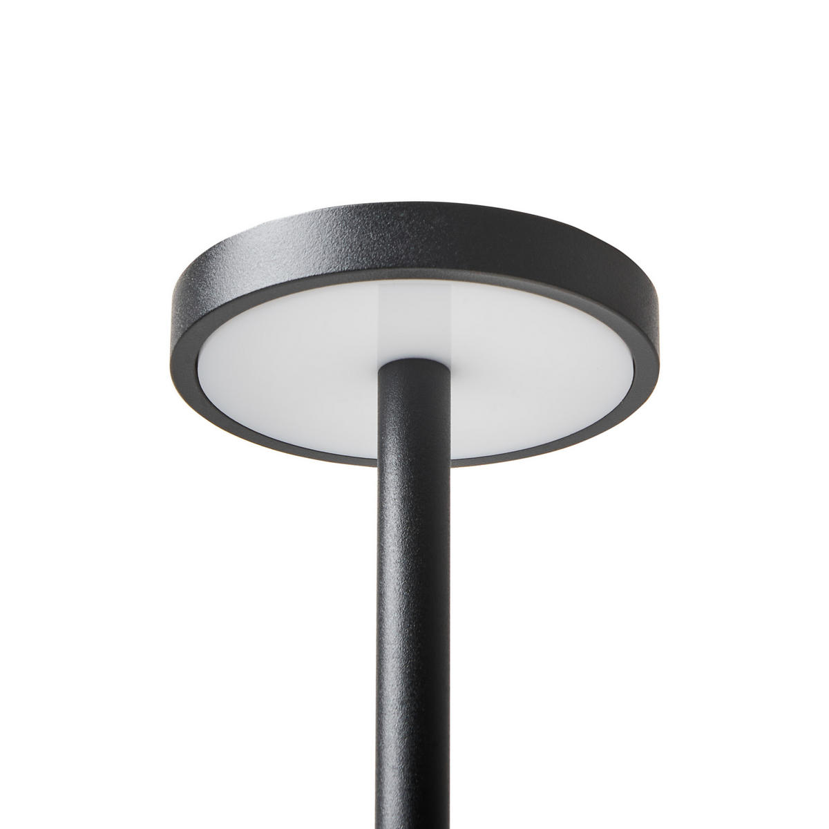 LED-TISCHLEUCHTE Schwarz Lizandro - Schwarz, Metall (8/8/35cm) - Beliani