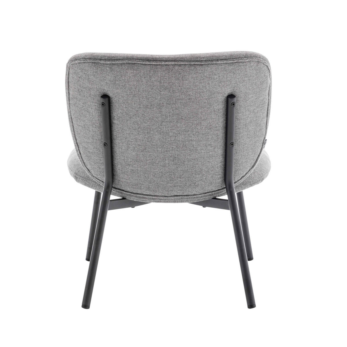 RELAXSESSEL 2-tlg., Grau - Grau, Textil (65/75/73cm) - Oviala