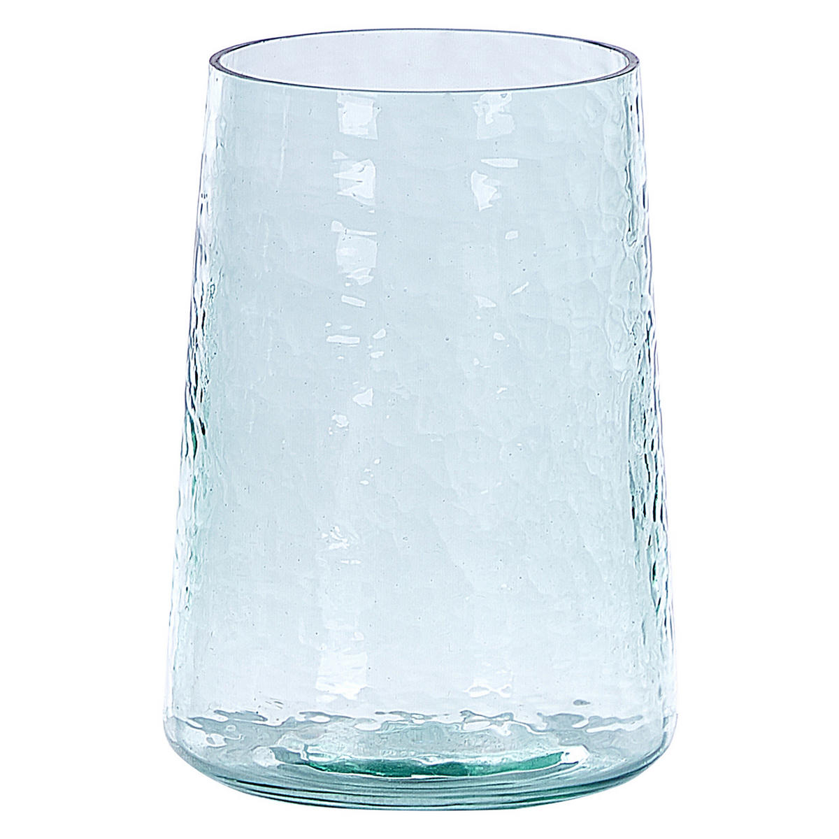 DEKOVASE Glas transparent Kulche - Transparent, Glas (25cm) - Beliani