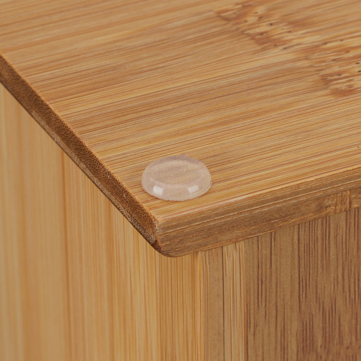 TEE-ORGANIZER - Hellbraun, Holz/Metall (30/29/11.5cm) - Relaxdays