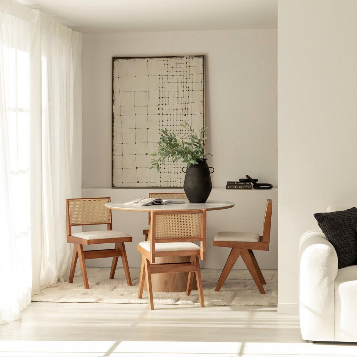 ESSZIMMERSTUHL Nelha Walnuss 45 cm x 82 cm 2er-Set - Walnussfarben, Textil (45/82/50cm) - Klast Home